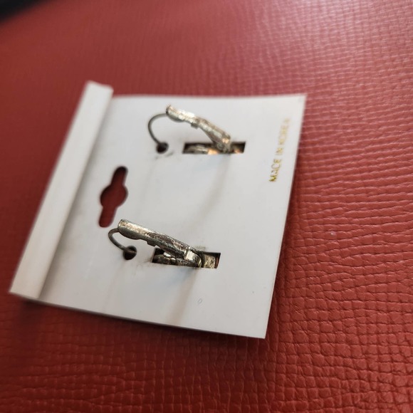 Bumblebee Earrings Pink with Glitter Sparkle Wings - Picture 3 of 4